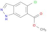 1H-Indazole-6-carboxylic acid, 5-chloro-, methyl ester