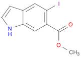 1H-Indole-6-carboxylic acid, 5-iodo-, methyl ester