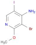 4-Pyridinamine, 3-bromo-5-iodo-2-methoxy-