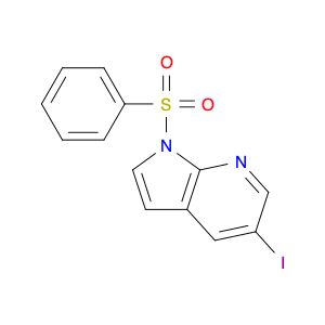 1H-Pyrrolo[2,3-b]pyridine, 5-iodo-1-(phenylsulfonyl)-