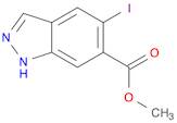 1H-Indazole-6-carboxylic acid, 5-iodo-, methyl ester