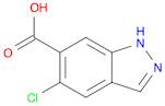 1H-Indazole-6-carboxylic acid, 5-chloro-