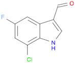 1H-Indole-3-carboxaldehyde, 7-chloro-5-fluoro-