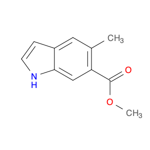 1H-Indole-6-carboxylic acid, 5-methyl-, methyl ester