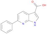 1H-Pyrrolo[2,3-b]pyridine-3-carboxylic acid, 6-phenyl-