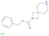 2,​7-​diazaspiro[3.5]​nonane-​2-​carboxylic acid, phenylmethyl ester, hydrochloride (1:1)