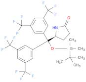 2-Pyrrolidinone, 5-[bis[3,5-bis(trifluoromethyl)phenyl][[(1,1-dimethylethyl)dimethylsilyl]oxy]meth…