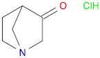 1-Azabicyclo[2.2.1]heptan-3-one, hydrochloride (1:1)