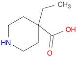 4-Piperidinecarboxylic acid, 4-ethyl-