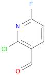 3-Pyridinecarboxaldehyde, 2-chloro-6-fluoro-