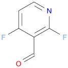 3-Pyridinecarboxaldehyde, 2,4-difluoro-