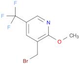 Pyridine, 3-(bromomethyl)-2-methoxy-5-(trifluoromethyl)-