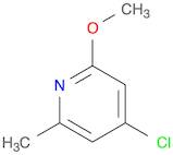 Pyridine, 4-chloro-2-methoxy-6-methyl-