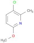 Pyridine, 3-chloro-6-methoxy-2-methyl-