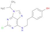 Phenol, 4-[2-[[2-chloro-9-(1-methylethyl)-9H-purin-6-yl]amino]ethyl]-