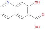 6-Quinolinecarboxylic acid, 7-hydroxy-