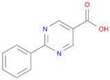 5-Pyrimidinecarboxylic acid, 2-phenyl-