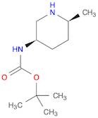 Carbamic acid, N-[(3R,6S)-6-methyl-3-piperidinyl]-, 1,1-dimethylethyl ester