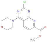 Pyrido[2,3-d]pyrimidine-7-carboxylic acid, 2-chloro-4-(4-morpholinyl)-, methyl ester