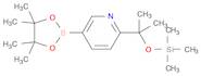 Pyridine, 2-[1-methyl-1-[(trimethylsilyl)oxy]ethyl]-5-(4,4,5,5-tetramethyl-1,3,2-dioxaborolan-2-...