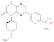 Pyrazino[2,3-b]pyrazin-2(1H)-one, 3,4-dihydro-7-[6-(1-hydroxy-1-methylethyl)-3-pyridinyl]-1-(trans…