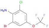 Benzenamine, 2-bromo-6-chloro-4-(trifluoromethoxy)-