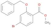 Benzoic acid, 4-bromo-2-(phenylmethoxy)-, methyl ester