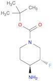 1-Piperidinecarboxylic acid, 4-amino-3-fluoro-, 1,1-dimethylethyl ester, (3S,4S)-