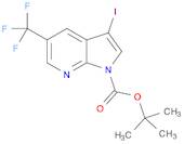 1H-Pyrrolo[2,3-b]pyridine-1-carboxylic acid, 3-iodo-5-(trifluoromethyl)-, 1,1-dimethylethyl ester