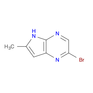 5H-Pyrrolo[2,3-b]pyrazine, 2-bromo-6-methyl-