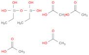 1,1,3,3-Disiloxanetetrol, 1,3-diethyl-, tetraacetate (9CI)