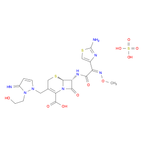 5-Thia-1-azabicyclo[4.2.0]oct-2-ene-2-carboxylic acid, 7-[[(2Z)-2-(2-amino-4-thiazolyl)-2-(methoxy…