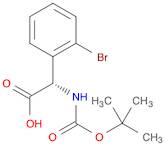 Benzeneacetic acid, 2-bromo-α-[[(1,1-dimethylethoxy)carbonyl]amino]-, (αS)-