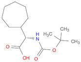 Cycloheptaneacetic acid, α-[[(1,1-dimethylethoxy)carbonyl]amino]-, (αS)-