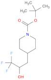 1-Piperidinecarboxylic acid, 4-(3,3,3-trifluoro-2-hydroxypropyl)-, 1,1-dimethylethyl ester