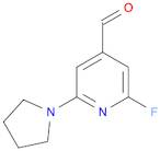 4-Pyridinecarboxaldehyde, 2-fluoro-6-(1-pyrrolidinyl)-