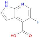 1H-Pyrrolo[2,3-b]pyridine-4-carboxylic acid, 5-fluoro-