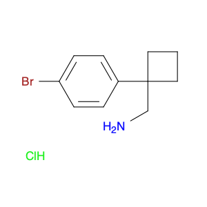 Cyclobutanemethanamine, 1-(4-bromophenyl)-, hydrochloride (1:1)