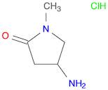 2-Pyrrolidinone, 4-amino-1-methyl-, hydrochloride (1:1)