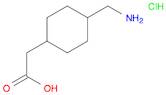 Cyclohexaneacetic acid, 4-(aminomethyl)-, hydrochloride (1:1)