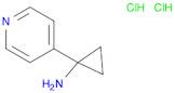 Cyclopropanamine, 1-(4-pyridinyl)-, hydrochloride (1:2)