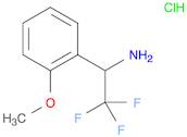 Benzenemethanamine, 2-methoxy-α-(trifluoromethyl)-, hydrochloride (1:1)