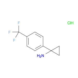 Cyclopropanamine, 1-[4-(trifluoromethyl)phenyl]-, hydrochloride (1:1)