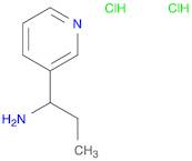 3-Pyridinemethanamine, α-ethyl-, hydrochloride (1:2)