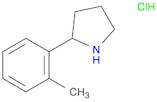 Pyrrolidine, 2-(2-methylphenyl)-, hydrochloride (1:1)