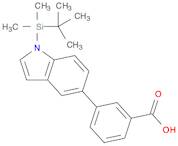 Benzoic acid, 3-[1-[(1,1-dimethylethyl)dimethylsilyl]-1H-indol-5-yl]-