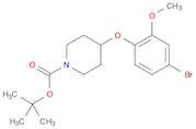 1-Piperidinecarboxylic acid, 4-(4-bromo-2-methoxyphenoxy)-, 1,1-dimethylethyl ester