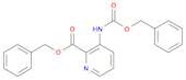 2-Pyridinecarboxylic acid, 3-[[(phenylmethoxy)carbonyl]amino]-, phenylmethyl ester