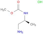 Carbamic acid, N-[(1S)-2-amino-1-methylethyl]-, methyl ester, hydrochloride (1:1)