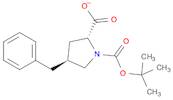 1,2-Pyrrolidinedicarboxylic acid, 4-(phenylmethyl)-, 1-(1,1-dimethylethyl) ester, (2R,4S)-